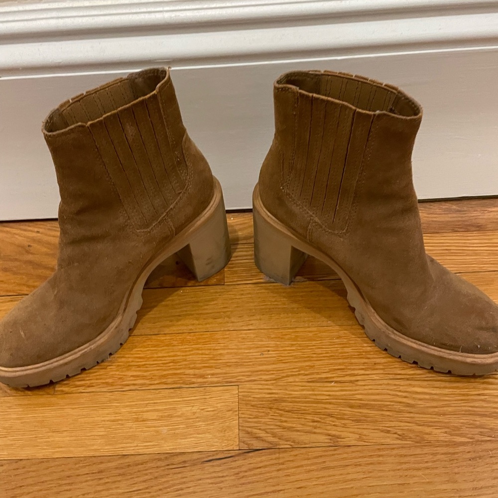 Dolce Vita Brown Suede Ankle Boots